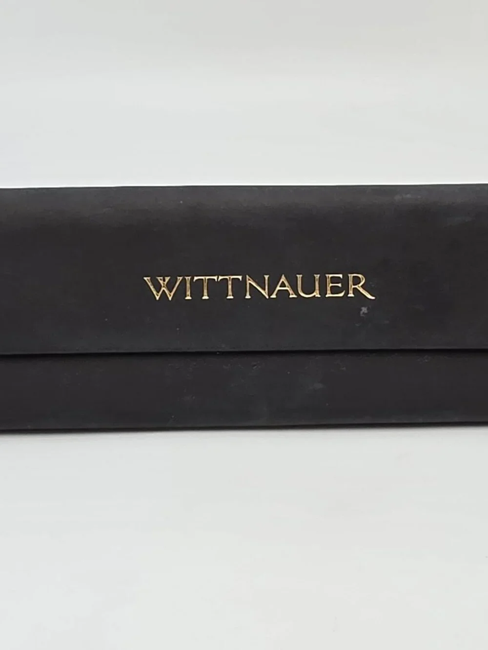 Wittnauer Swanky Berry Red Semi Rimless Cat Eye Eyeglasses Frame w/ Case 52mm